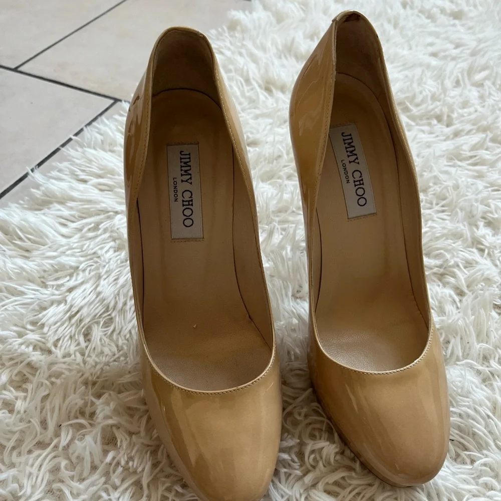 Elegant Tan Women's Heels jimmy choo pumps heels - Picture 2 of 6